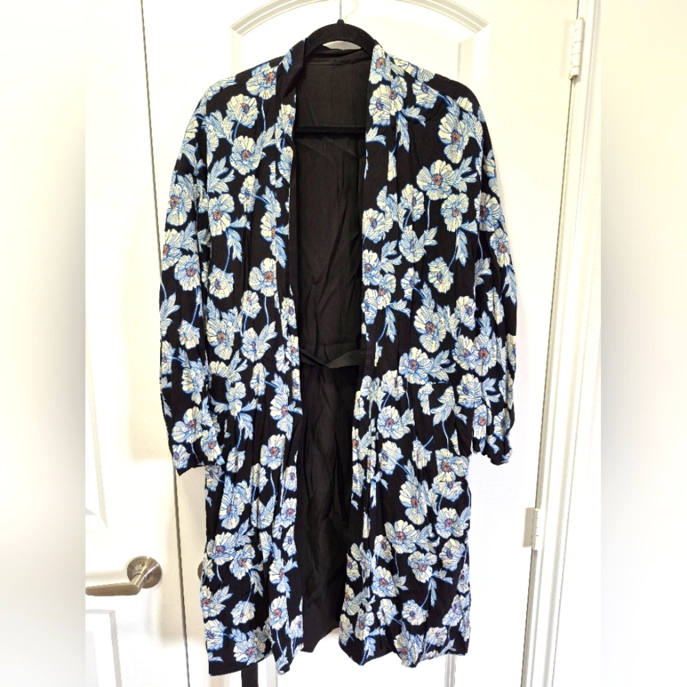 NWT Frank And Oak Reversible Floral Overpiece, Size Small